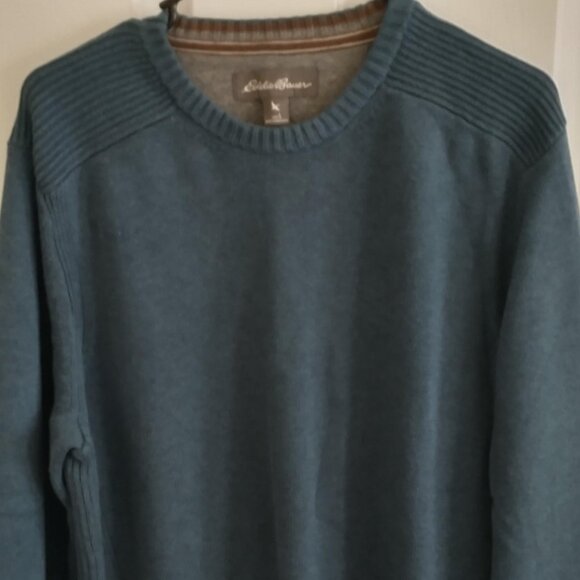 Eddie Bauer Other - Eddie Bauer Men's Crew Neck Sweater, Size Large, Blue